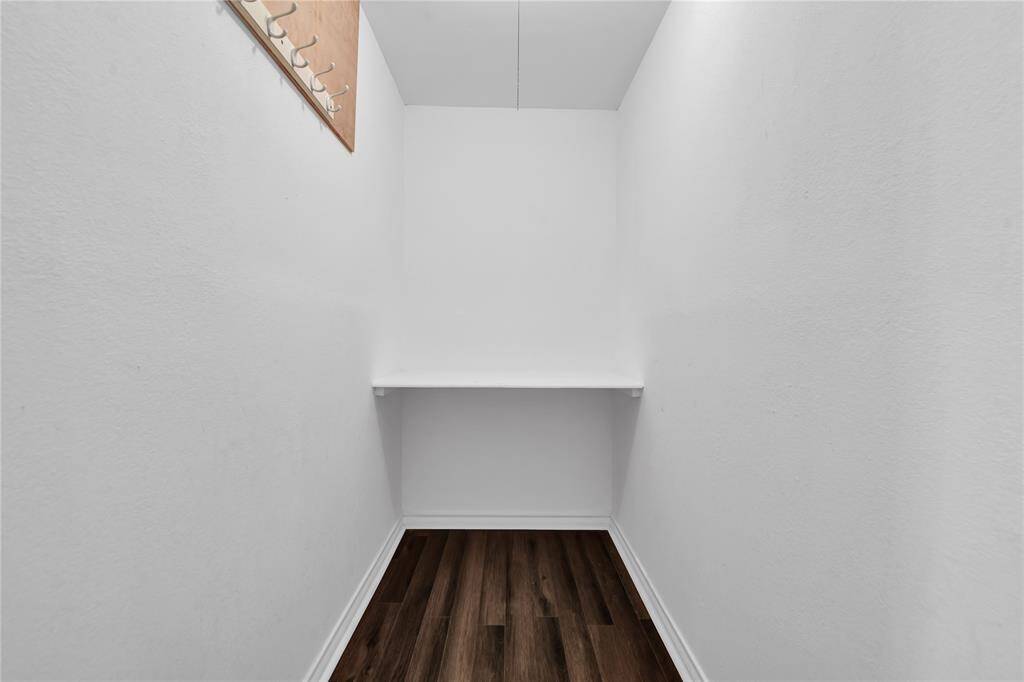 Upstairs storage closet