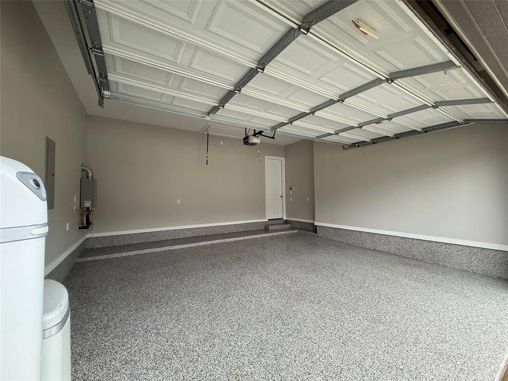 freshly painted garage