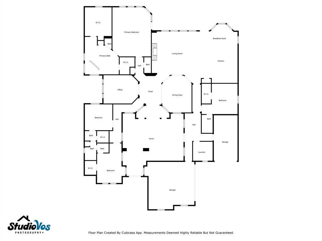 Floor plan of the home
