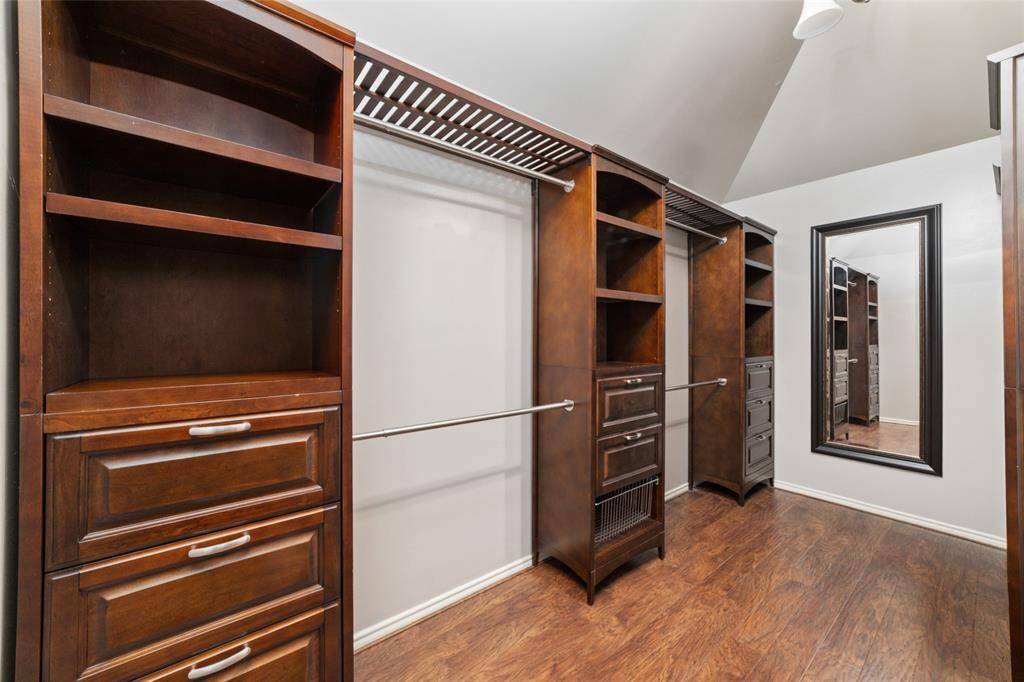Huge primary bedroom closet