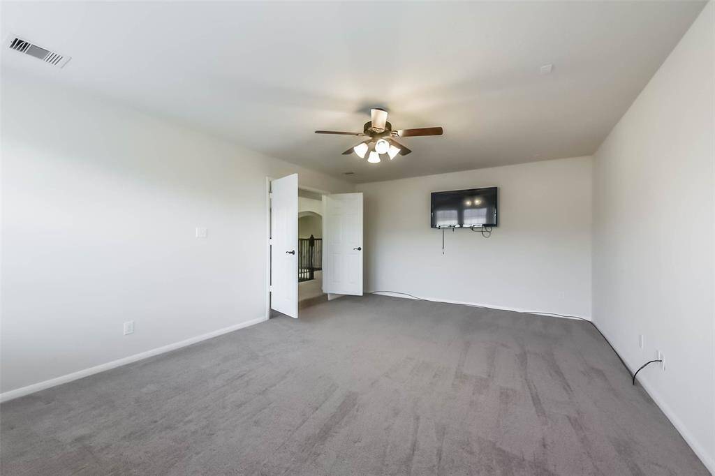 Big game room with doors to minimize noise, easily convertible into a cozy movie room