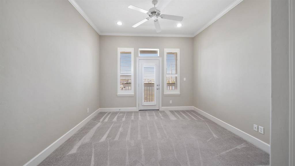 Main level guest room with private West facing balcony.