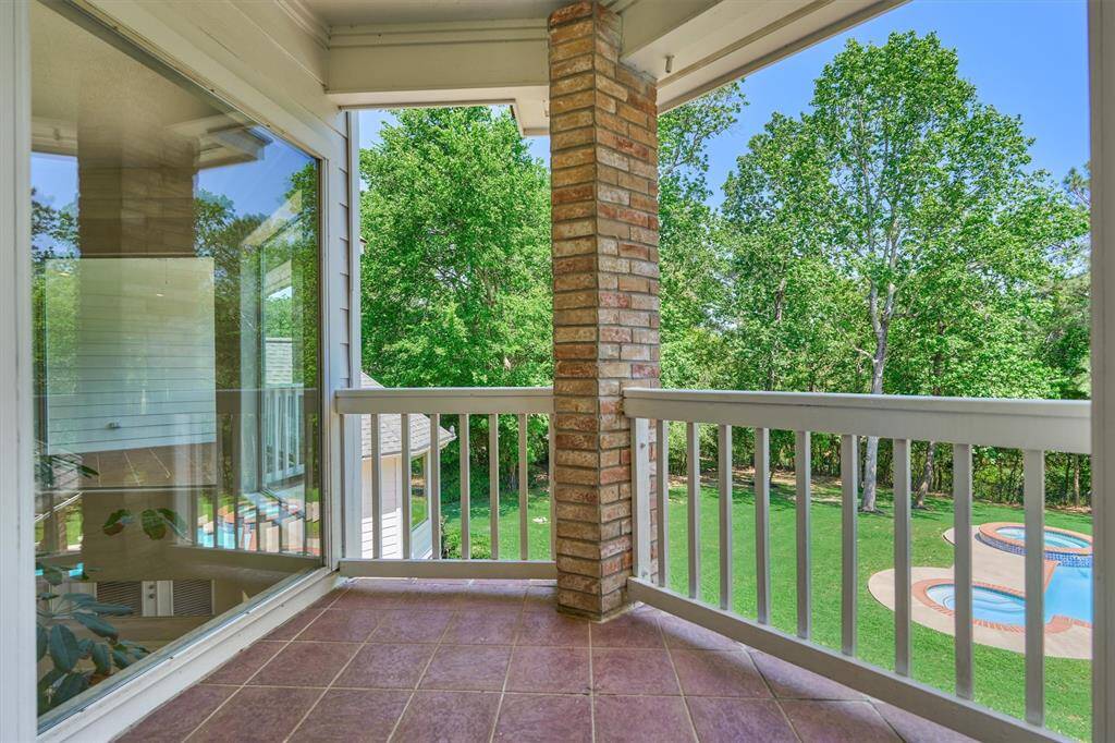 Balcony for the guest suite!