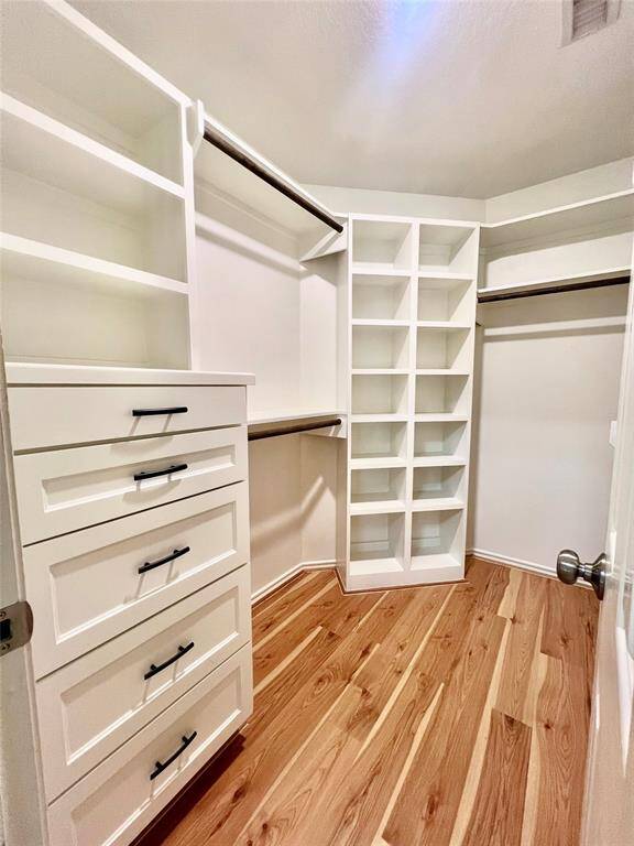 Master walk in closet