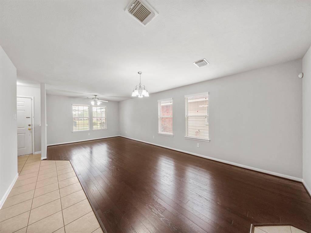Open and spacious living area.