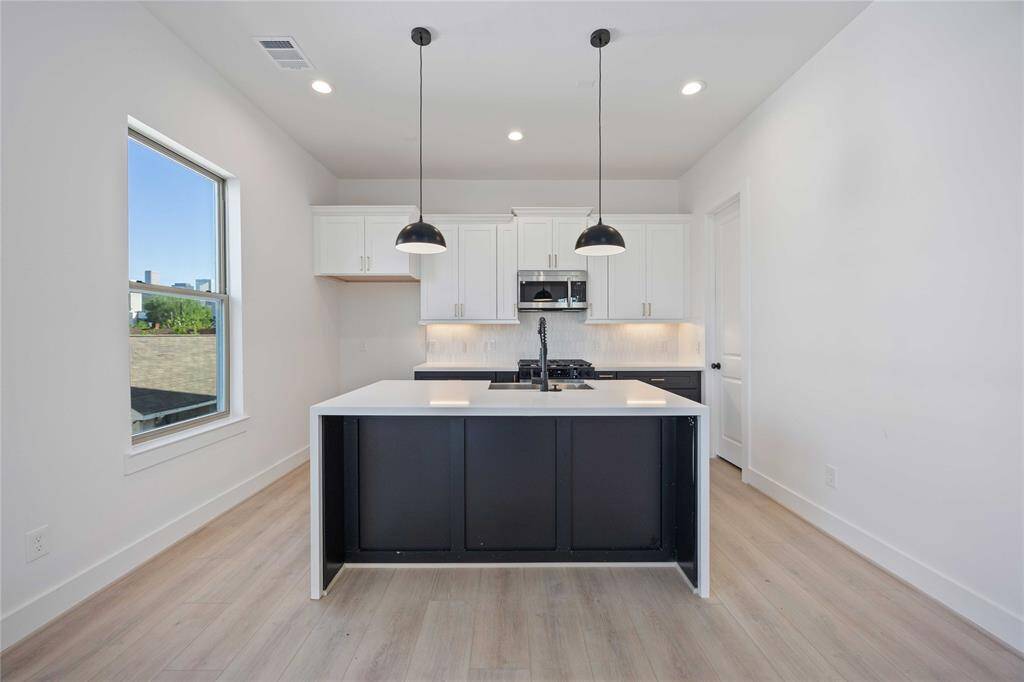 kitchen with lots of natural light