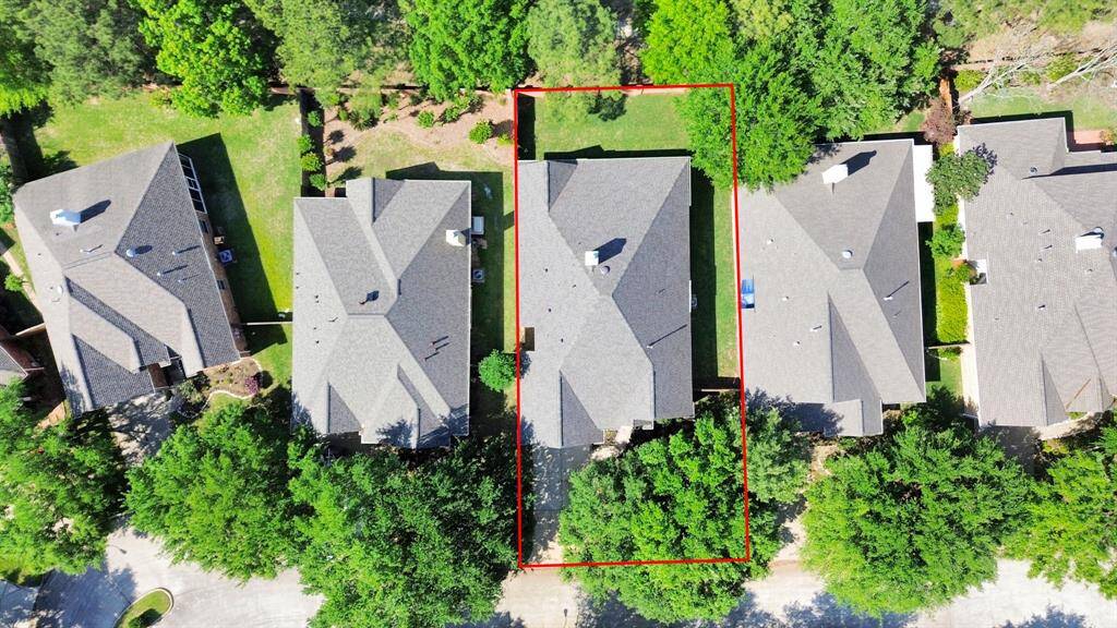 Aerial view of 25310 Cinco Manor Lane