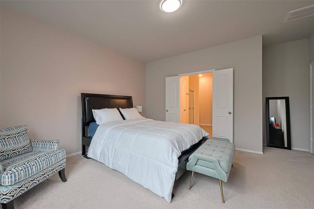 "Your Personal Sanctuary" Complete with primary bathroom and walk in closet.