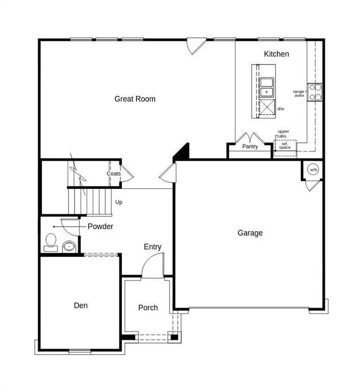 This floor plan features 3 bedrooms, 2 full baths and over 2,400 square feet of living space.
