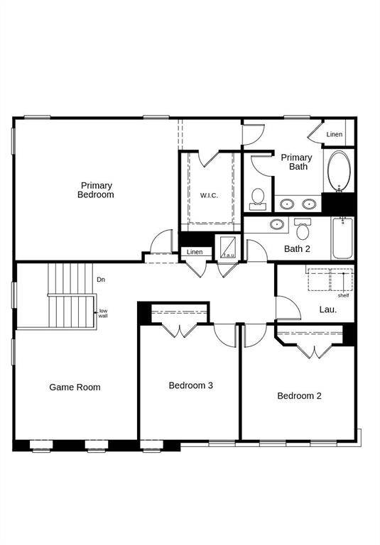 This floor plan features 3 bedrooms, 2 full baths and over 2,400 square feet of living space.