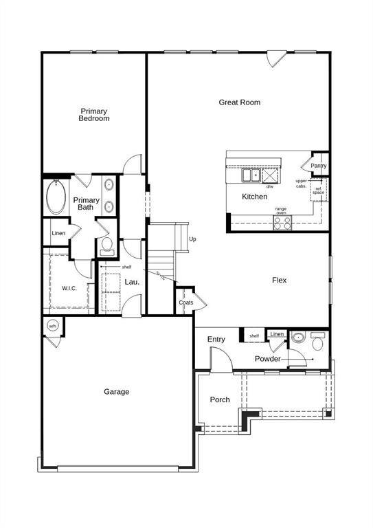 This floor plan features 4 bedrooms, 2 full baths, 1 half bath and over 2,500 square feet of living space.