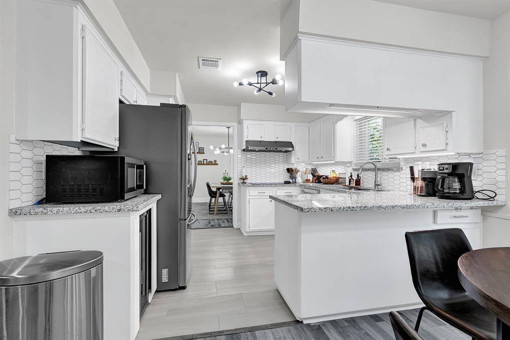 View of Kitchen from Breakfast area