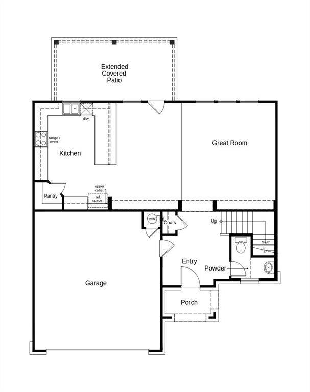 This floor plan features 3 bedrooms, 2 full baths, 1 half bath, and over 2,200 square feet of living space.