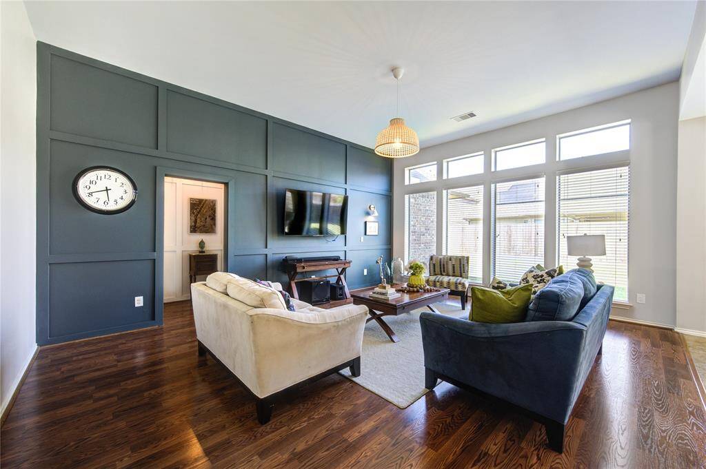 Welcome to this designer home! No carpet in social areas.