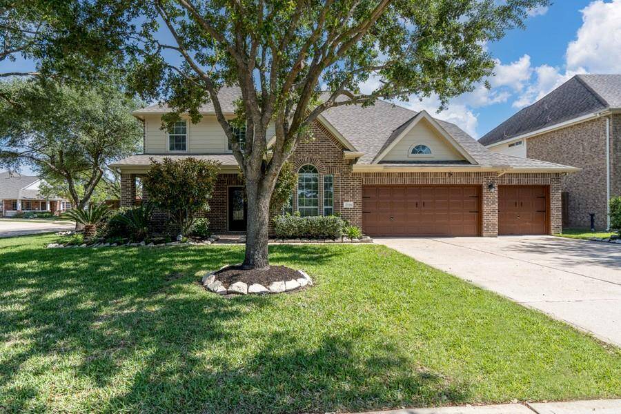 The house is located on a oversized corner lot.