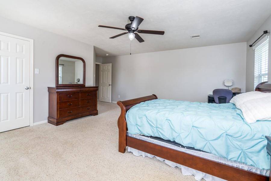 This massive bedroom offers a huge closet as well as a dedicated bath and living area are just a few steps away.
