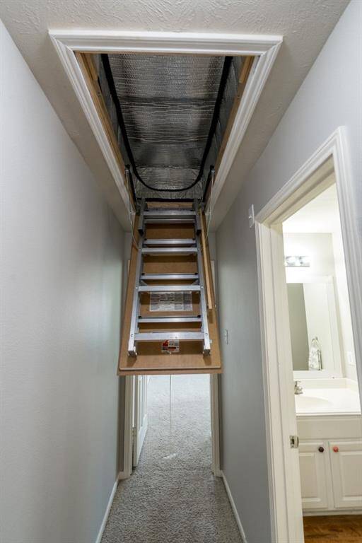 The attic entry insulation is just one more reason why the electric bill is soooo low!