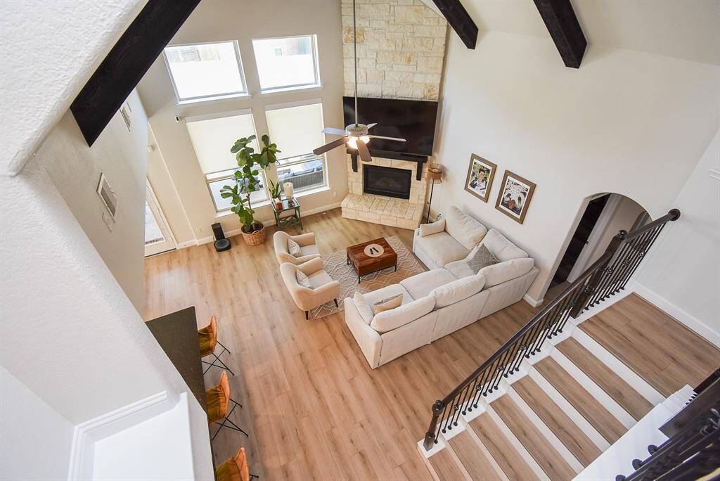 High vaulted ceilings