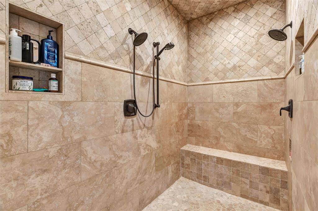 Large walk in shower