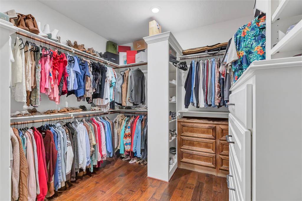 Large walk in closet