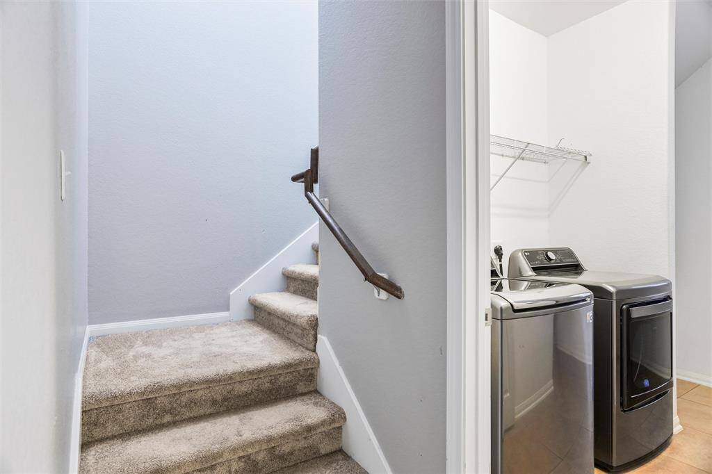 Stairs leading to game room or 4th Bedroom