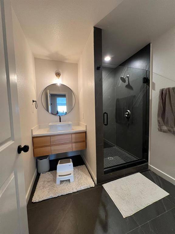 Second Ground Floor Full Bath with Shower for Guests and Second Bedroom
