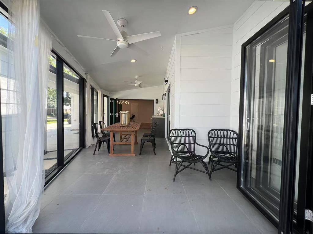 Second Folding Patio Door from the Backyard