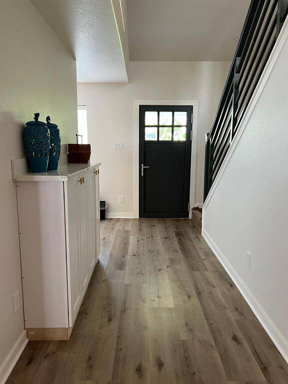 SPC Flooring and Shoe Storage at Entry