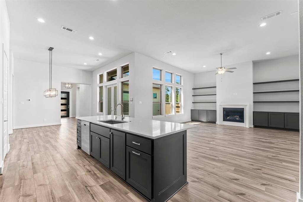 The Open Plan Allows for Seamless Movement Between Rooms.