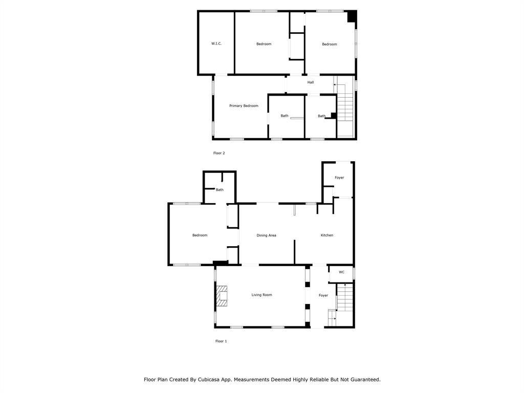 1st and 2nd floor layout