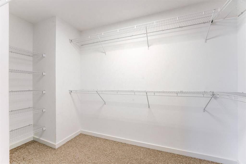 Large walk-in closet in the primary bedroom!