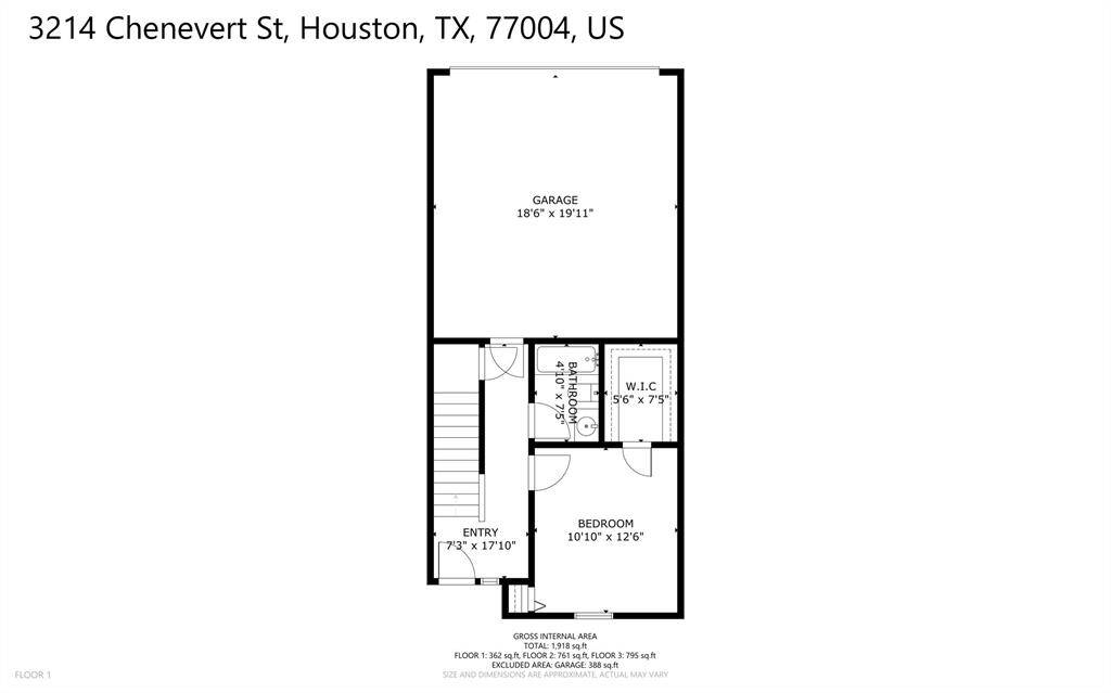 Floor plan - 1st floor