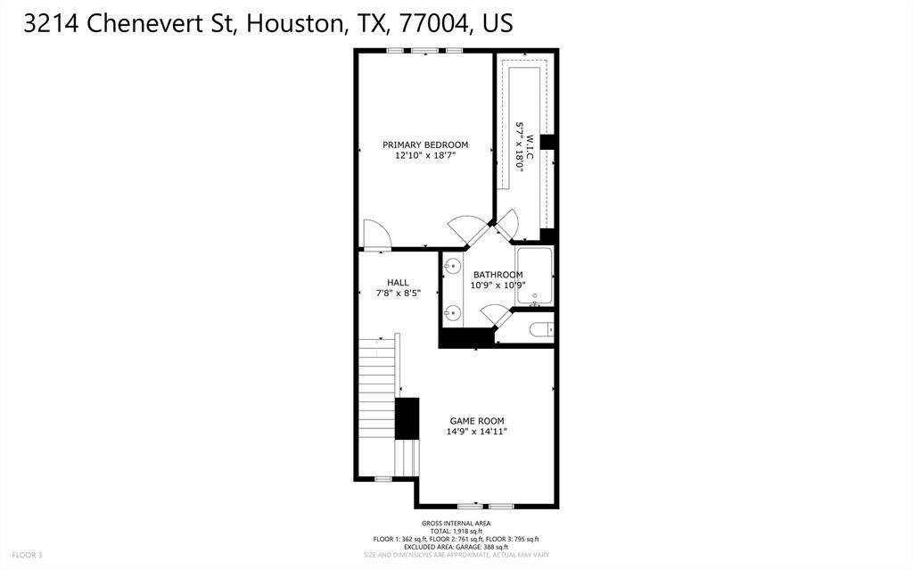 Floor plan - 3rd floor