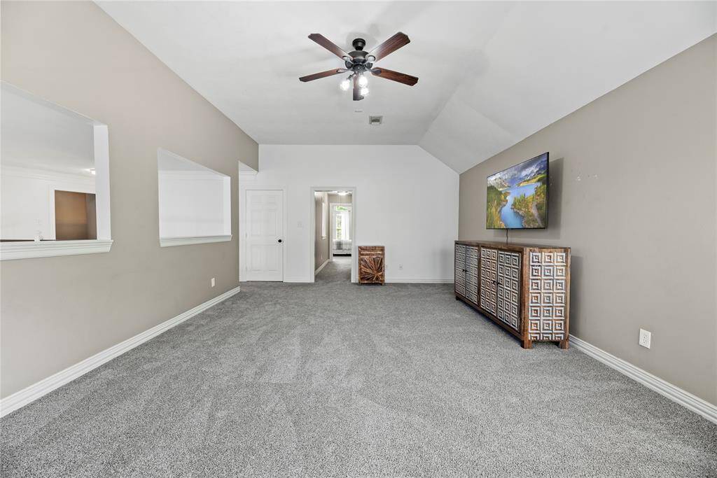 This game room could be used as a flex space with so many options