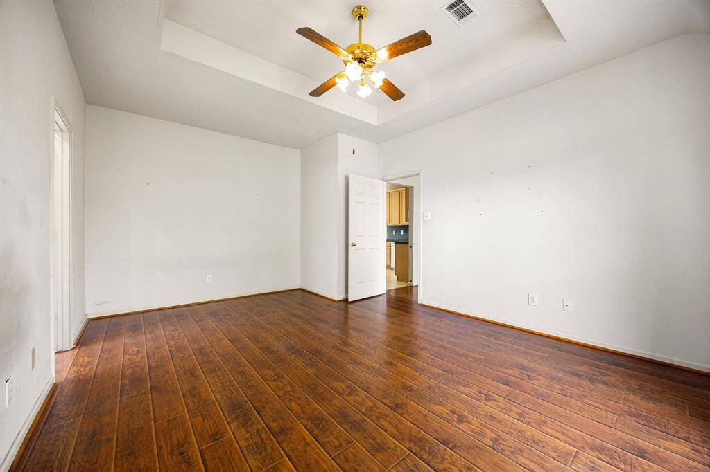 Notice the entrance to the kitchen for ease in entertaining and dining.