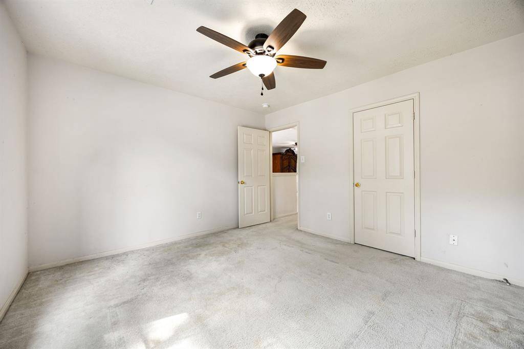 Upstairs secondary room is generous in size.