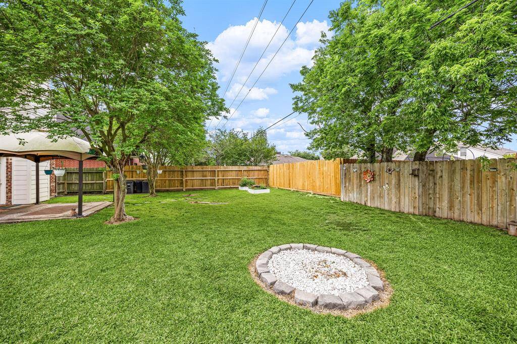 Plenty of space to create your own oasis.
