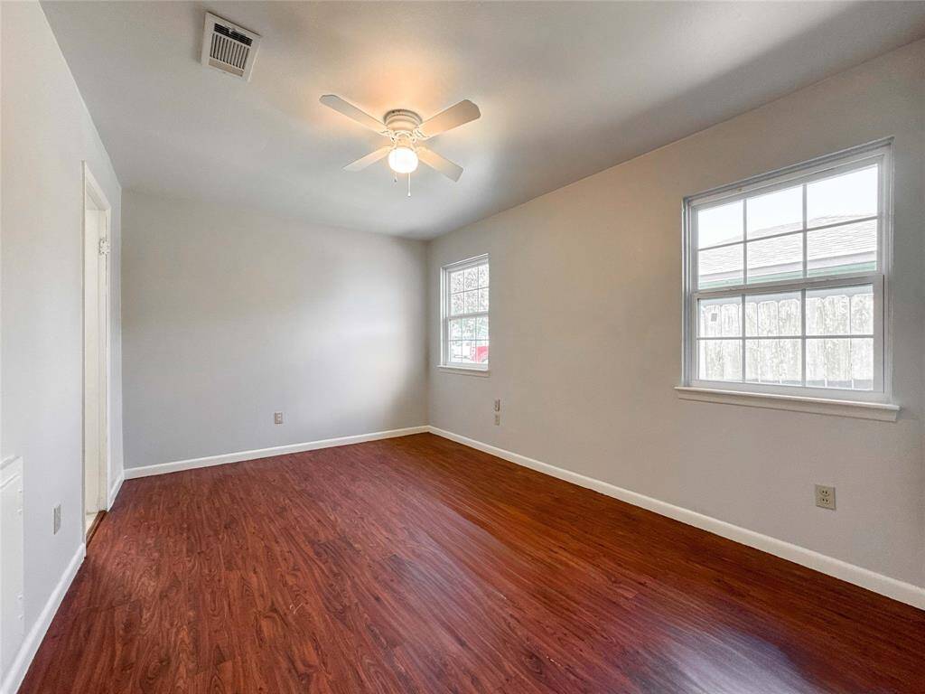 Generously sized master bedroom with plenty of natural light and space for your furnishings. A perfect retreat at the end of the day.