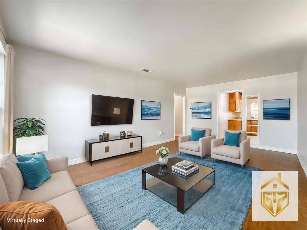 Walk into your spacious living room! Virtually staged