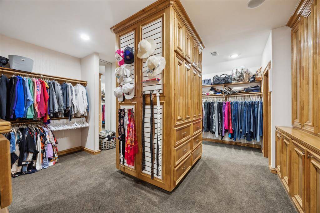 Oversized closet upstairs