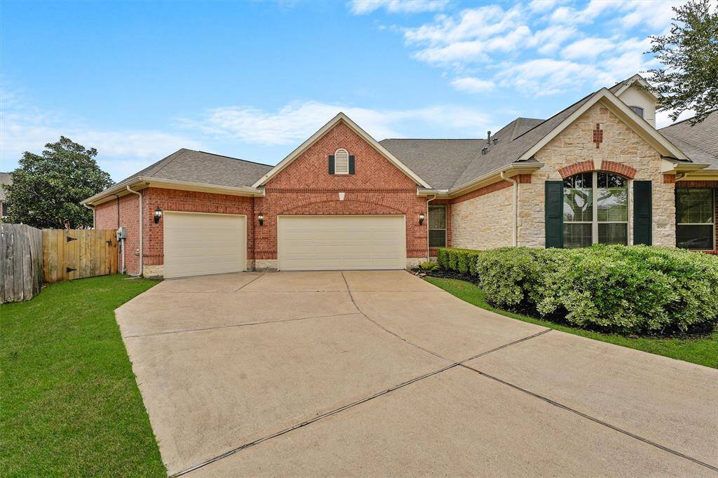 A spacious double-wide driveway leads to a three-car garage, offering abundant parking and storage options. Located on a quiet, family-friendly street, this home enjoys a serene atmosphere while still being close to all the amenities Pine Mill Ranch has to offer, including parks, top-rated schools, walking trails, and community pools.
