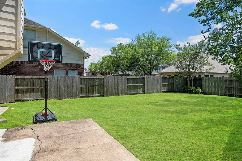 Backyard with Sitting Area