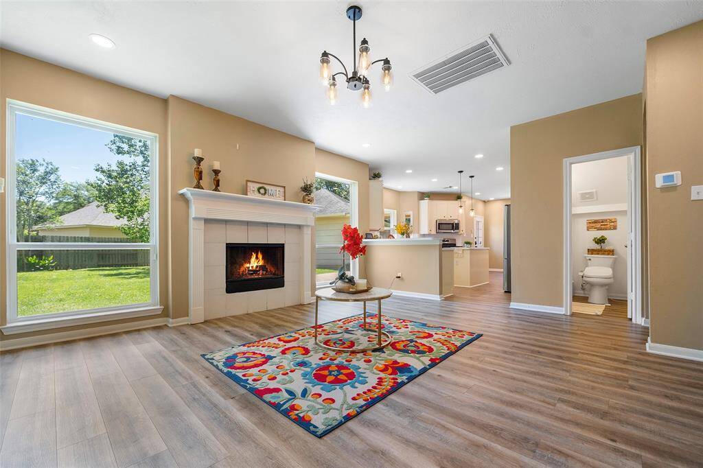 View to the Kitchen from Living Room