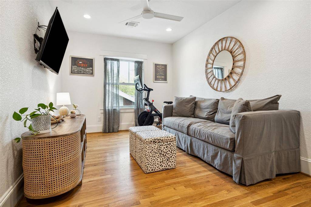 Upstairs game room
