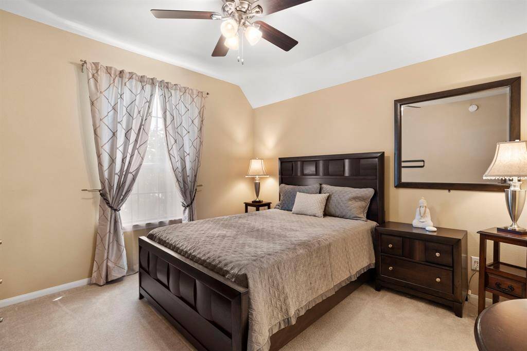 All bedrooms feature en suite bathrooms and walk-in closets.