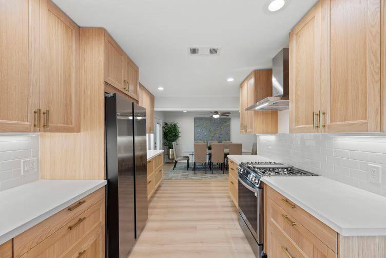 Totally redesigned kitchen.