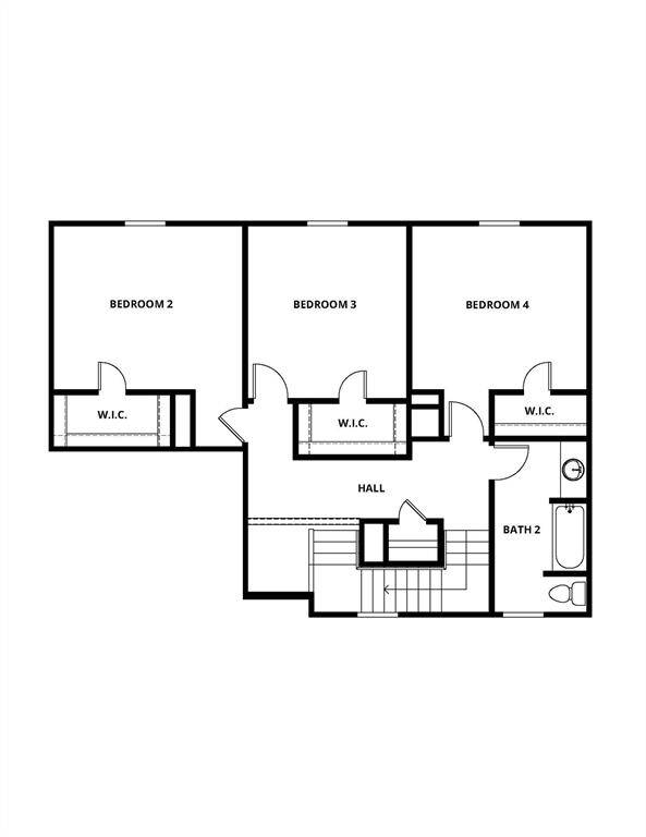 The Woods Floor Plan - Second Floor