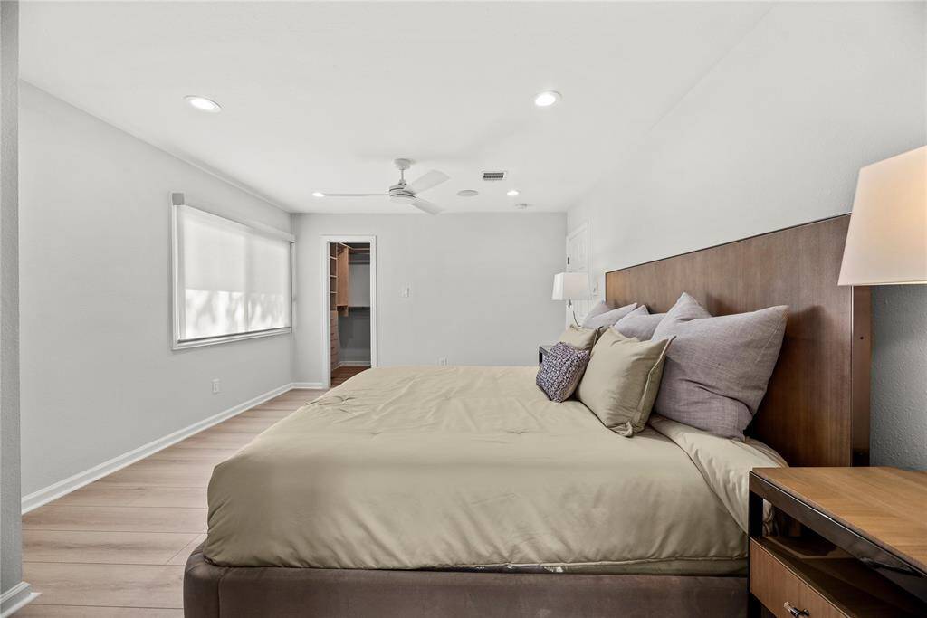 Primary retreat with lots of natural light.