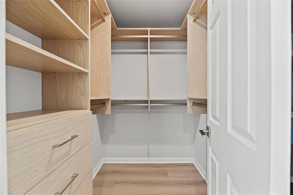 2 primary closets.