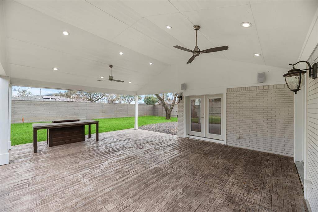 Stamped concrete looks nice, durable and easy to maintain.